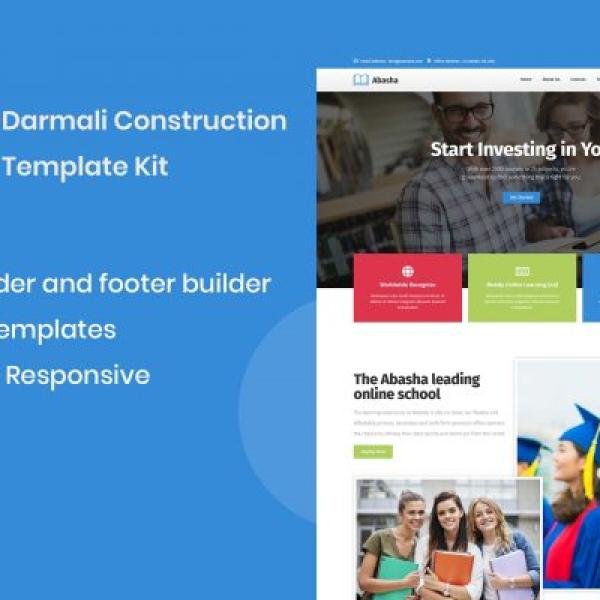 Abasha Education Learning Courses Elementor Te