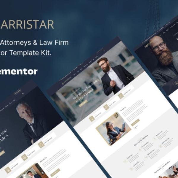 Barristar Lawyer Attorney And Law Firm Template