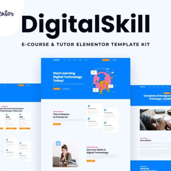 Digitalskill E Course Online Tutorials Element