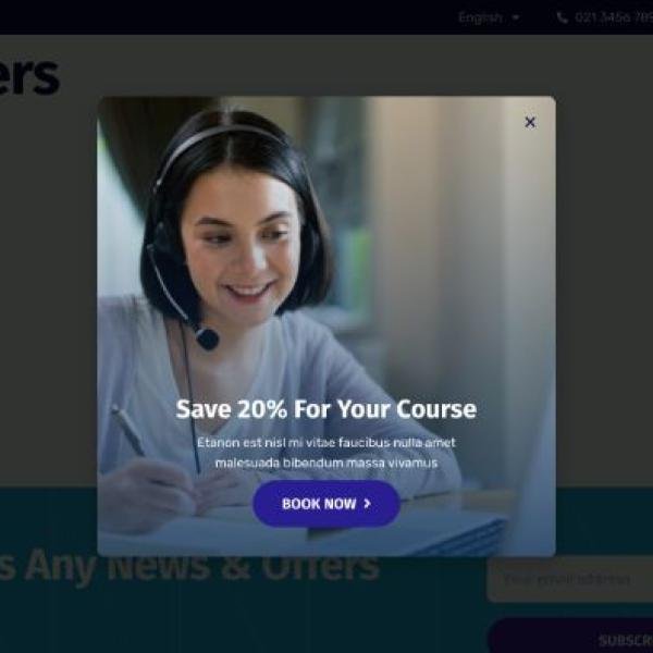 Inglis Language Course Wordpress Elementor Templ