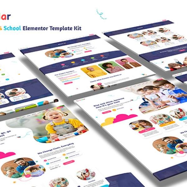 Kindar Kindergarten School Elementor Template
