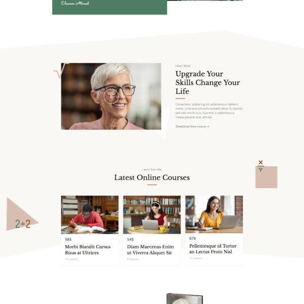 Mizar Private Teacher Education Elementor Temp