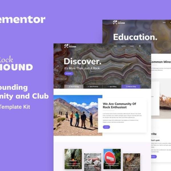 Rockhound Rock Hounding Community Club Elementor