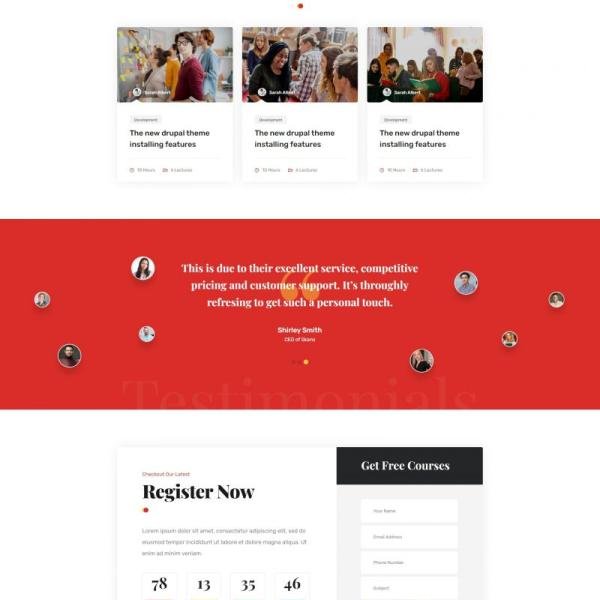 Skans Learning Online Education Elementor Temp