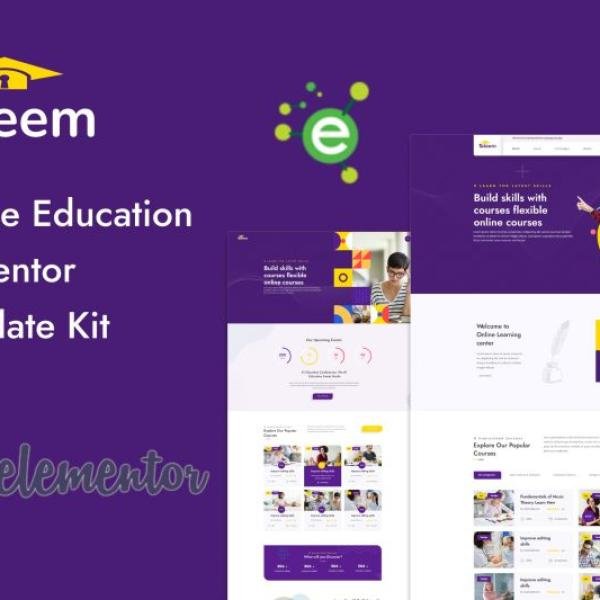 Taleem Online Education Elementor Template Kit